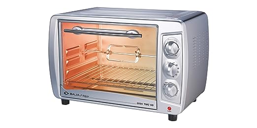 Bajaj 3500 Tmcss Toaster Grill Oven (Silver,35 Liters),2000 Watts Bajaj 3500 Tmcss Toaster Grill Oven (Silver,35 Liters),2000 Watts